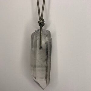 Lithium Quartz Pendant Necklace