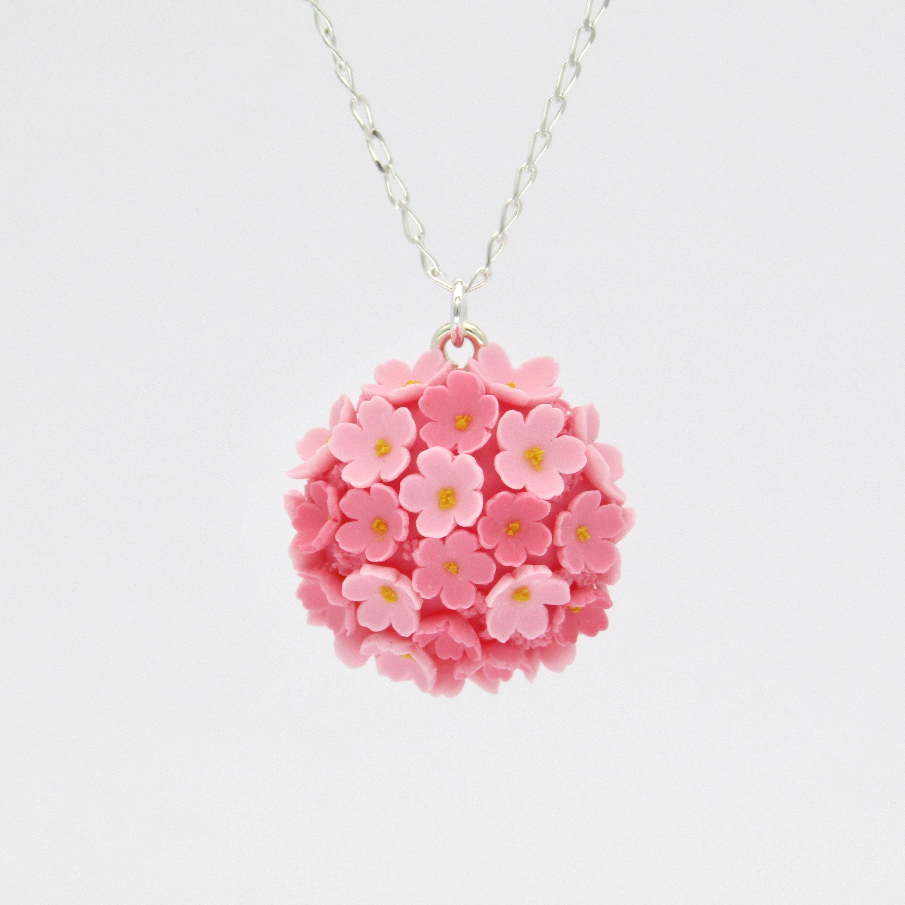 ネックレス・ペンダント Blossom Party Silver Pink Necklace (SILVER925) Amazon.com: 925 Sterling Silver Pink Cubic Zirconia Necklace