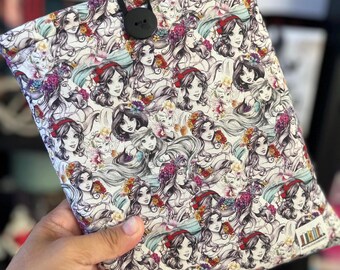 Bookish Booksleeves, princess booksleeve, book cozy, book protection.