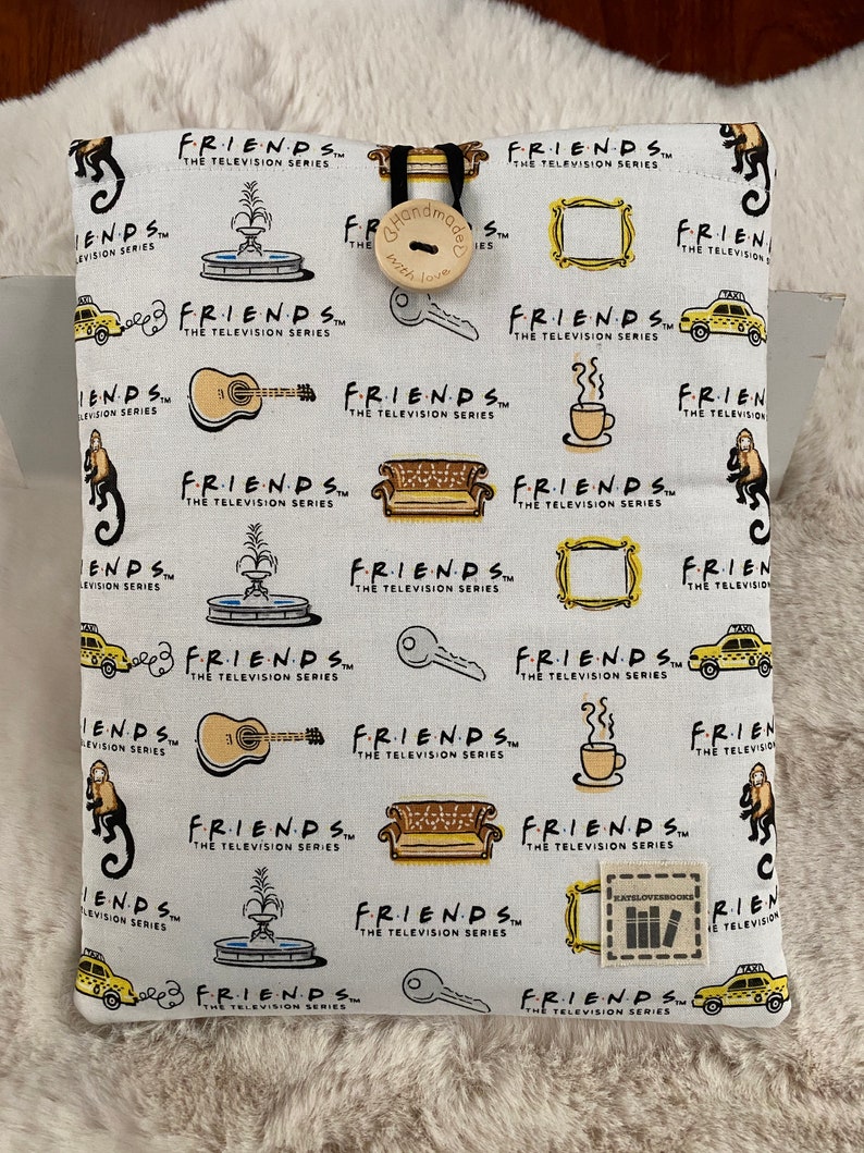 Tv Show inspire Book sleeves w/button closure Friends