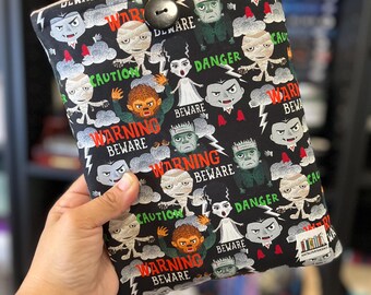 Bookish Booksleeves, monsters booksleeve, dark romance  booksleeve, book cozy, book protection, bookish gift.