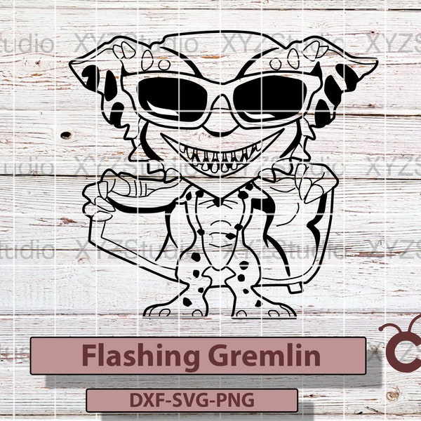 FLASHING GREMLIN Dxf Svg Eps Png