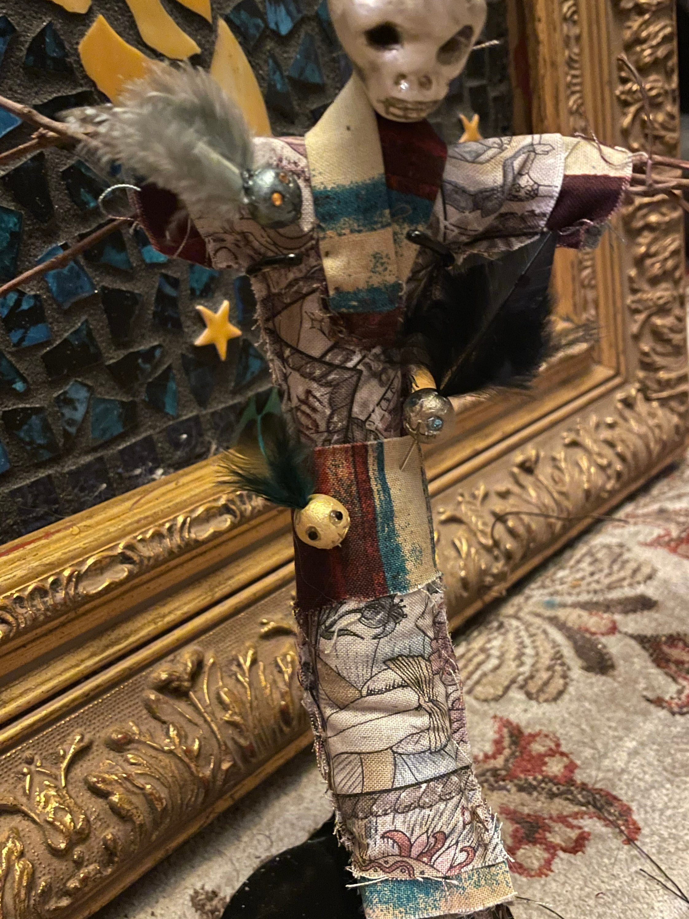 Authentic New Orleans Elongated Skull Voodoo / Art Doll - Etsy