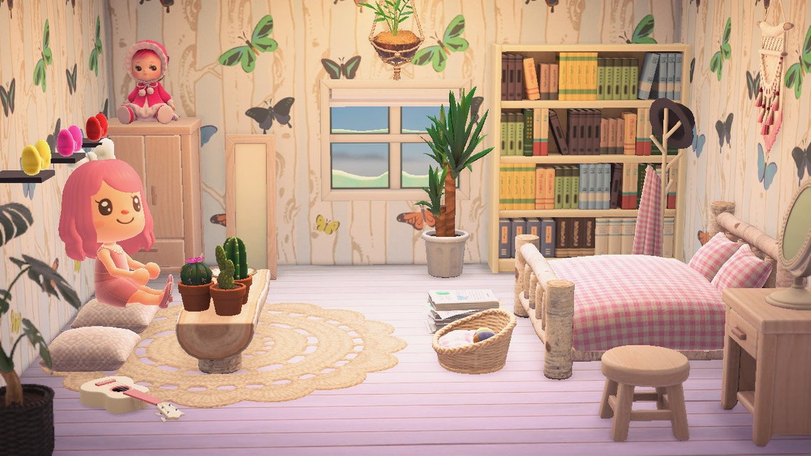 ACNH Bedroom Set Animal Crossing New Horizons Aesthetic Etsy