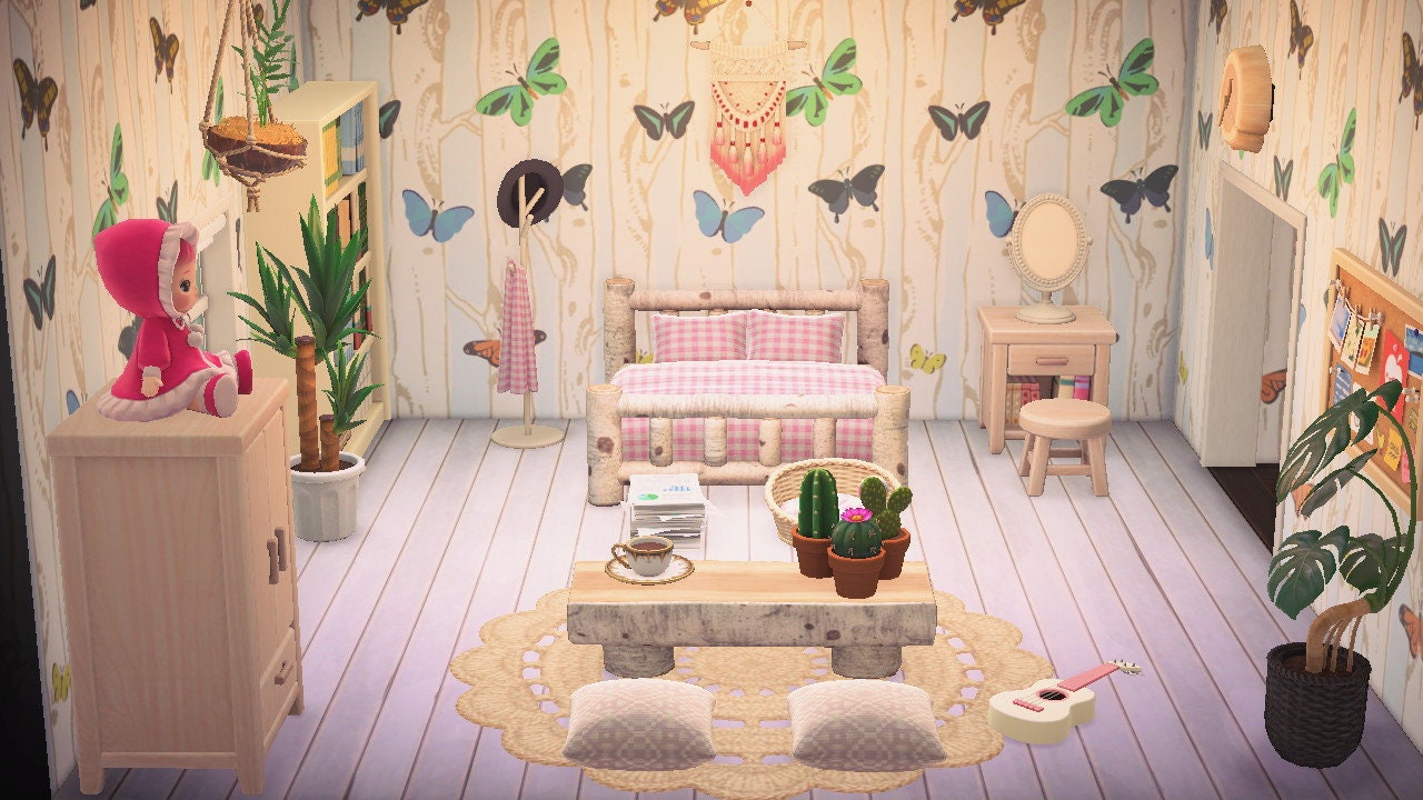 ACNH Bedroom Set Animal Crossing New Horizons Aesthetic Etsy