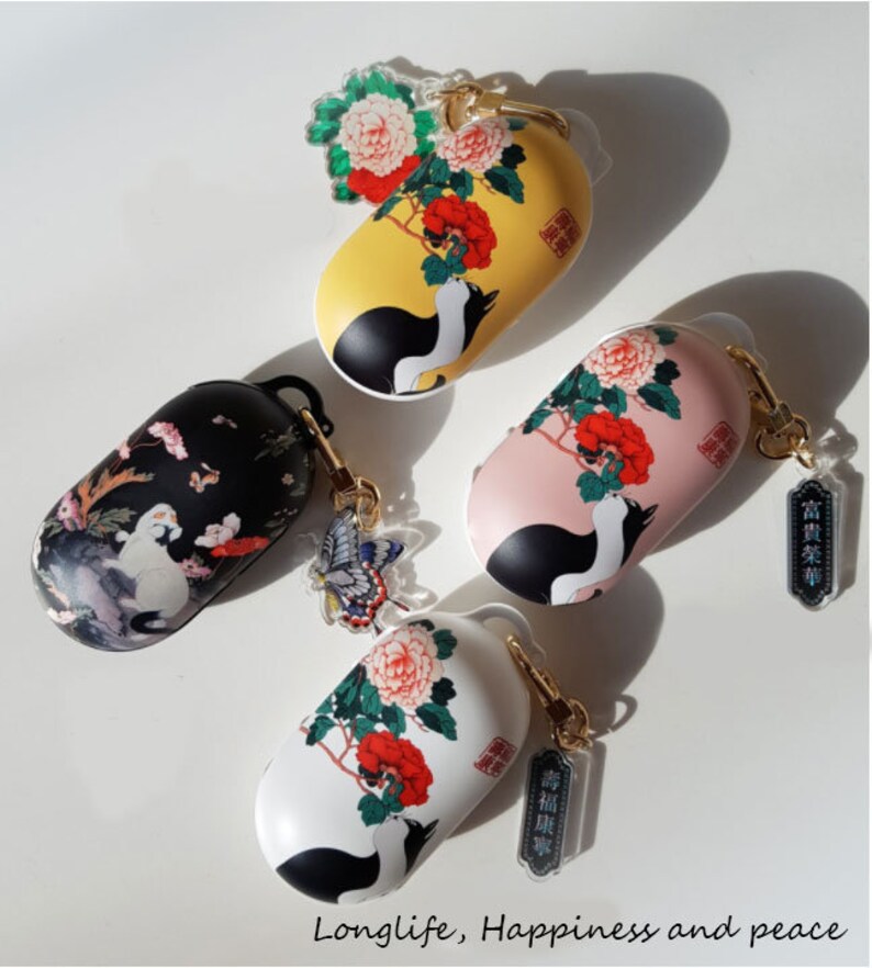 Colorful Korea Korean Traditional style folktale painting Galaxy buds plus case