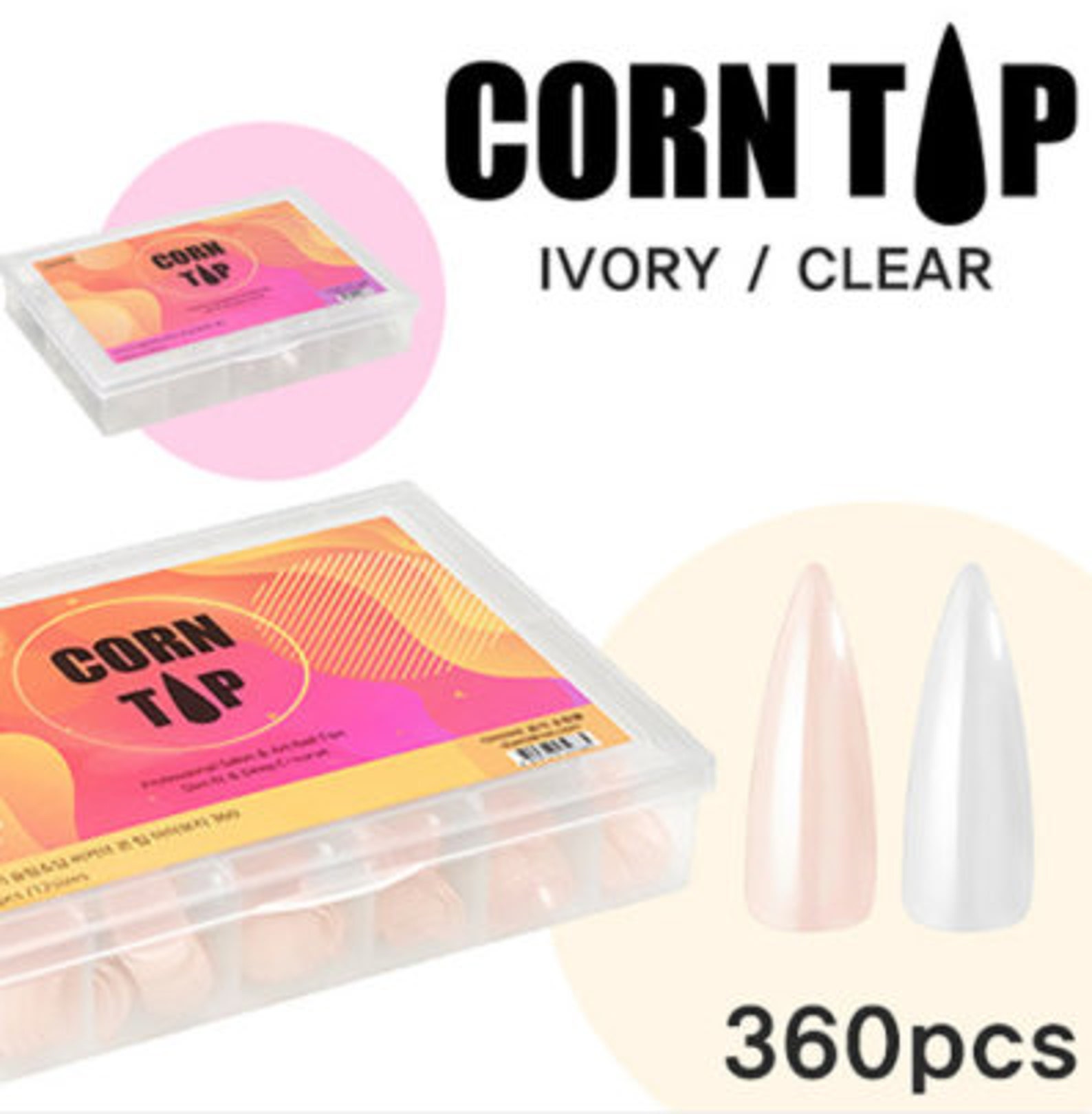 Canoe nail extension tips perfect shape and easy to apply Etsy