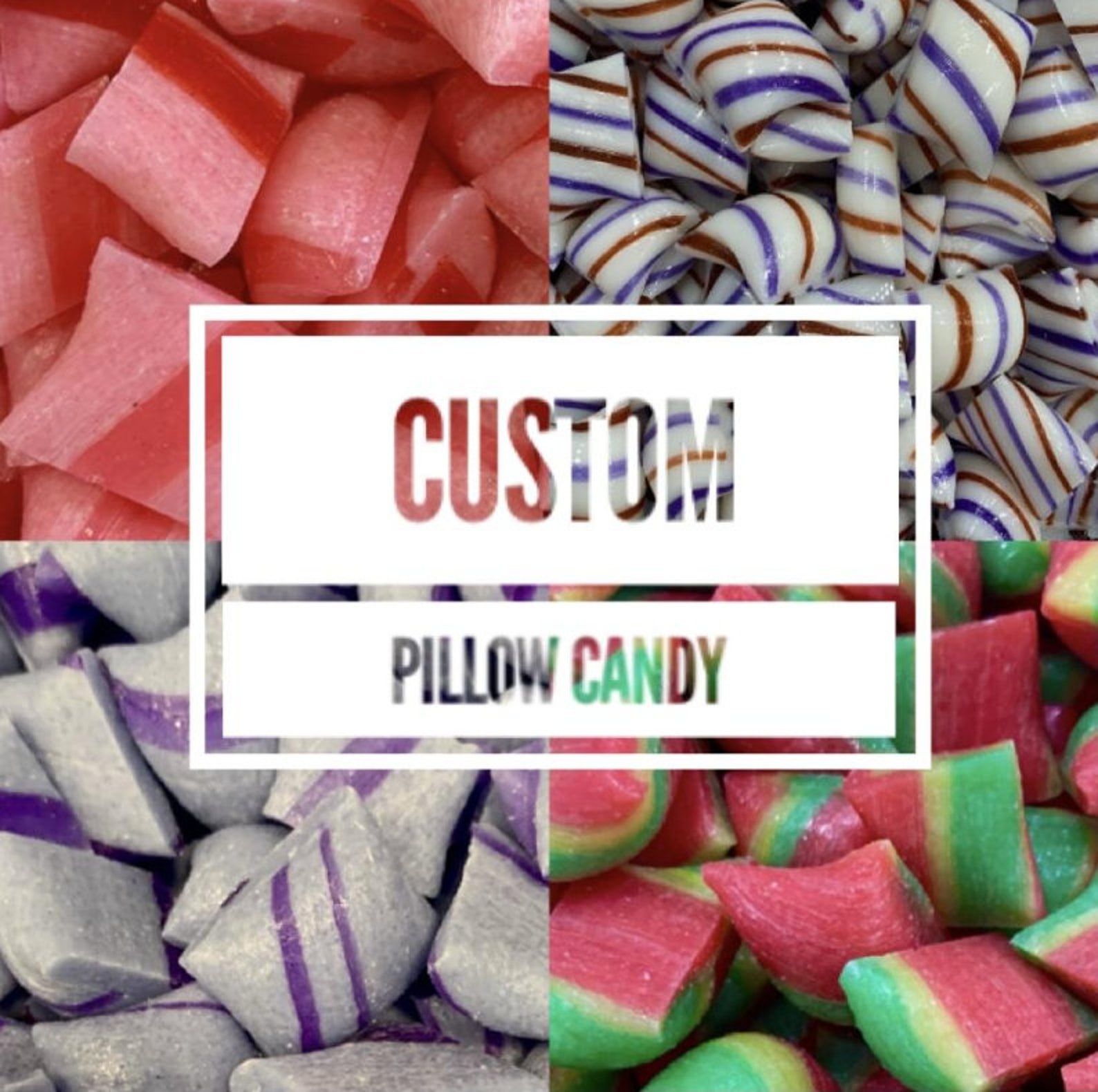 Custom Pillow Candy for Birthday Parties and Events 1kg Etsy