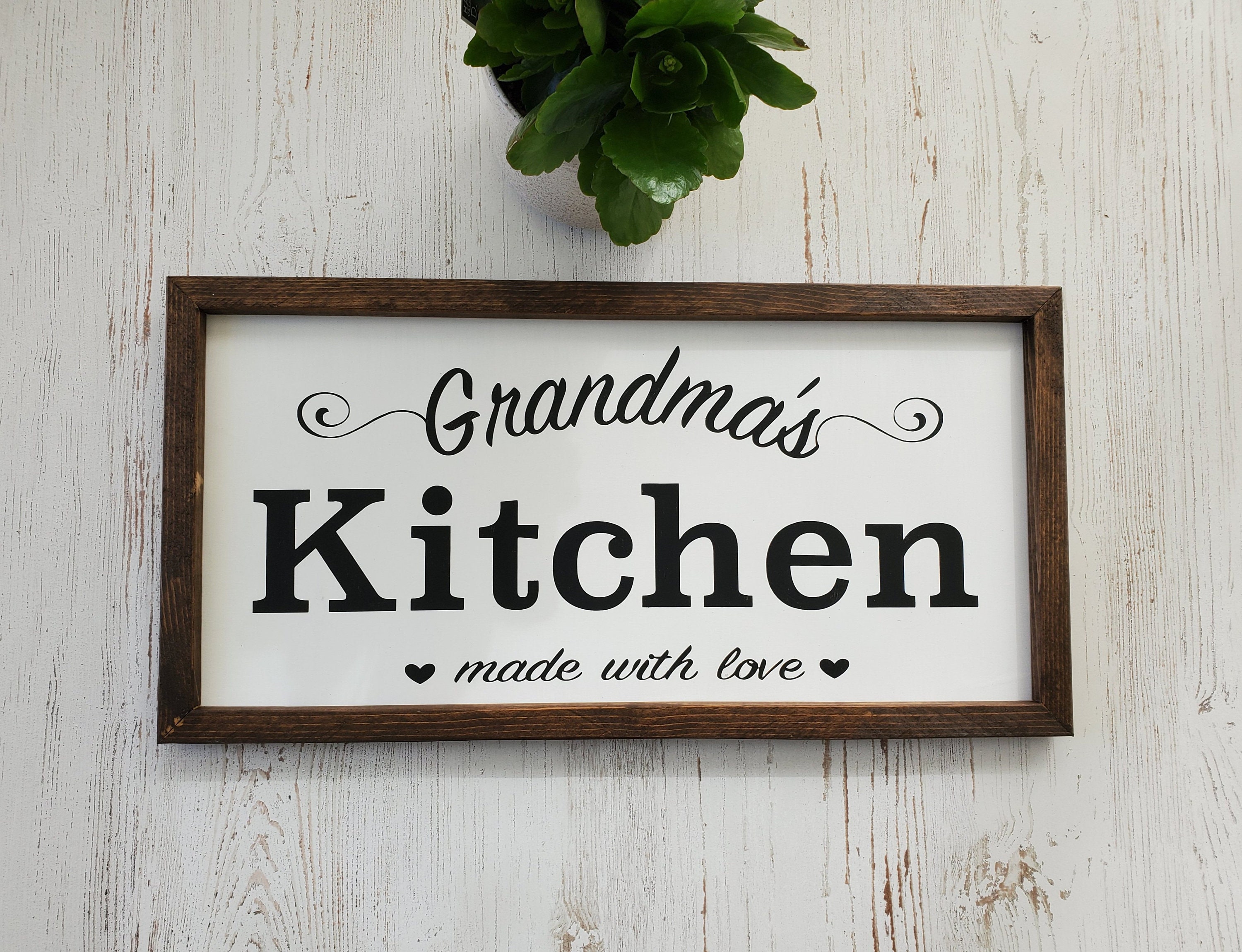 CUSTOM NAME Küchenschild Oma Mimi Nana Mama Mutter Küche | Etsy