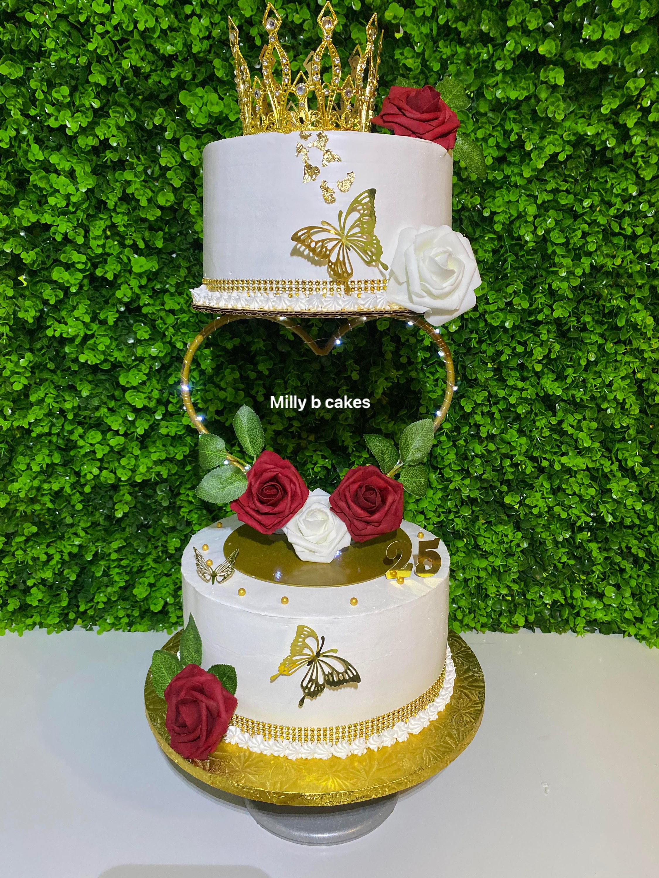 Gold Heart Cake Separator, Metal Cake Spacer - Etsy