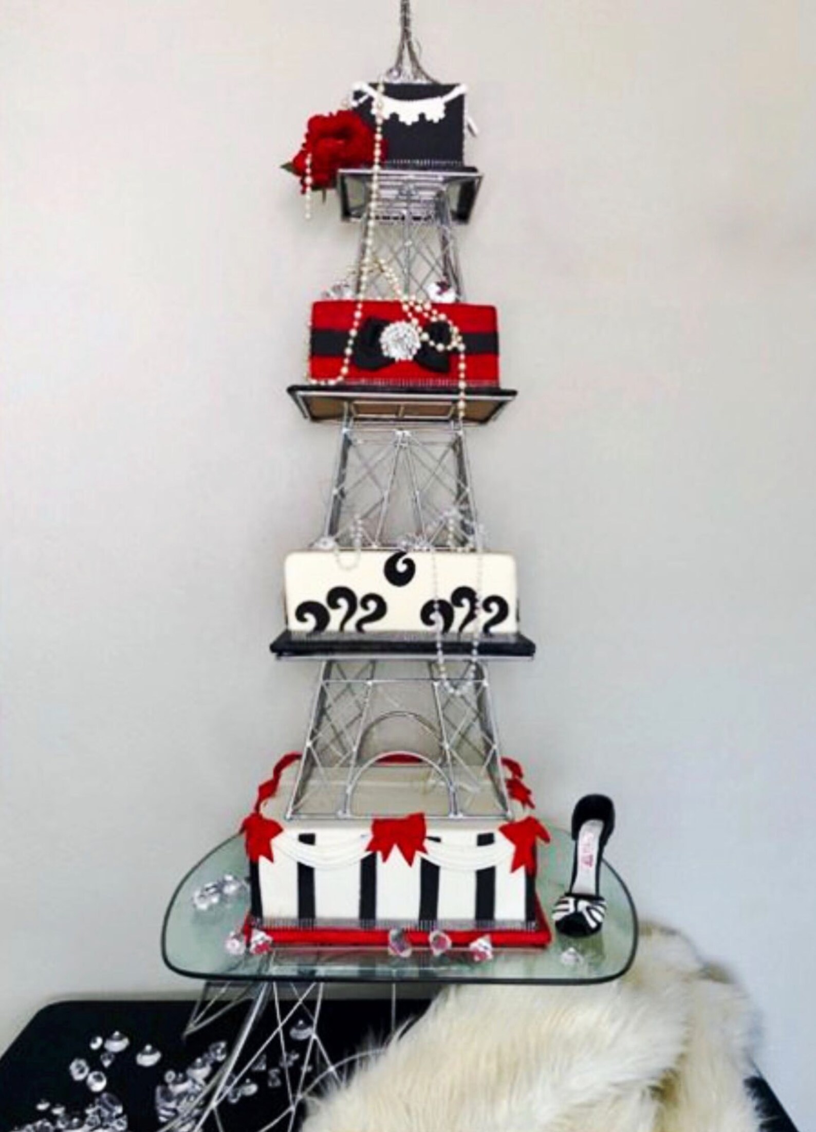 Eiffel Tower Cake Stand. Cake Stand in Tiers Paris Wedding Etsy