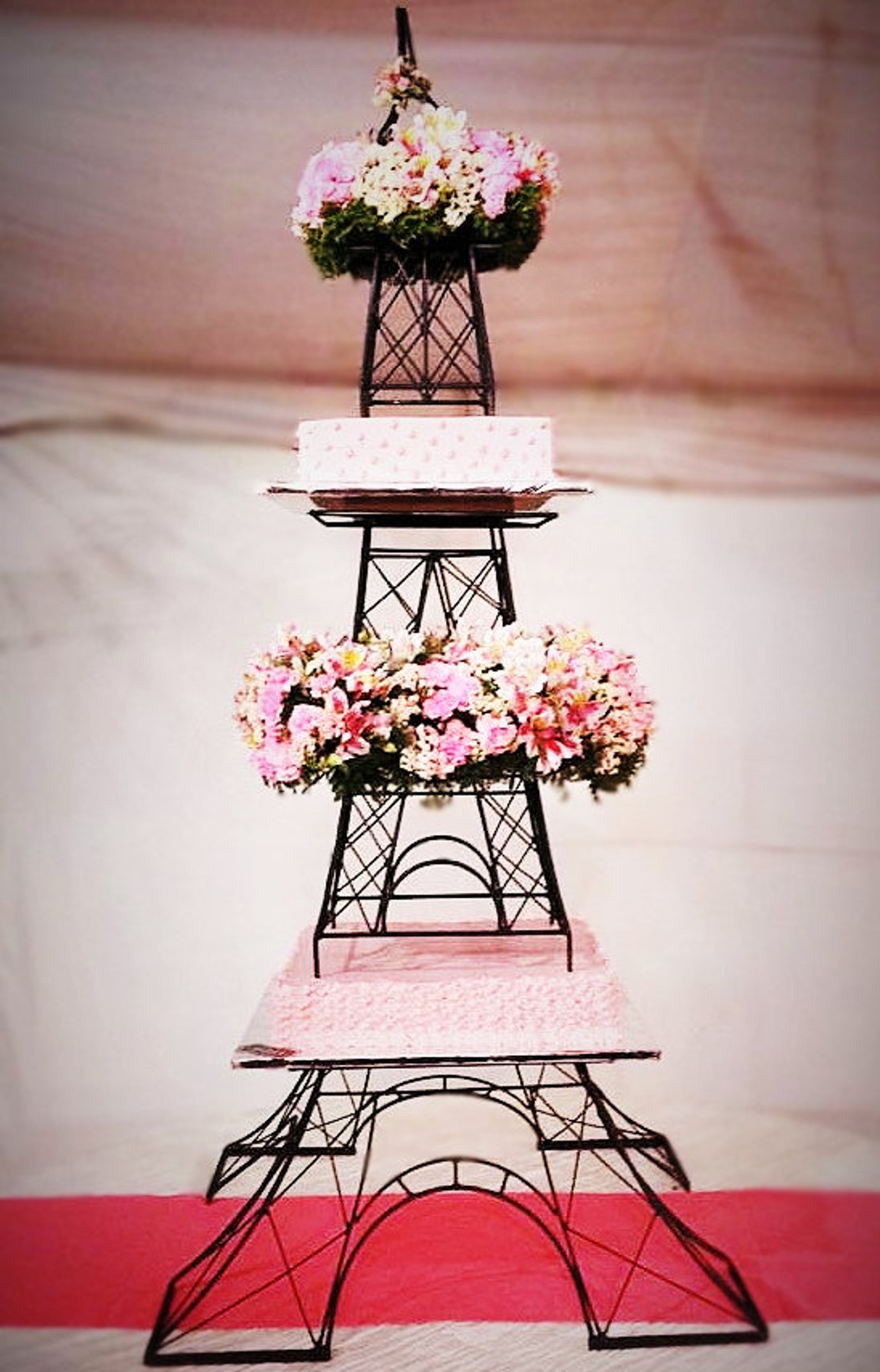 Eiffel Tower Cake Stand. Cake Stand in Tiers Paris Wedding Etsy