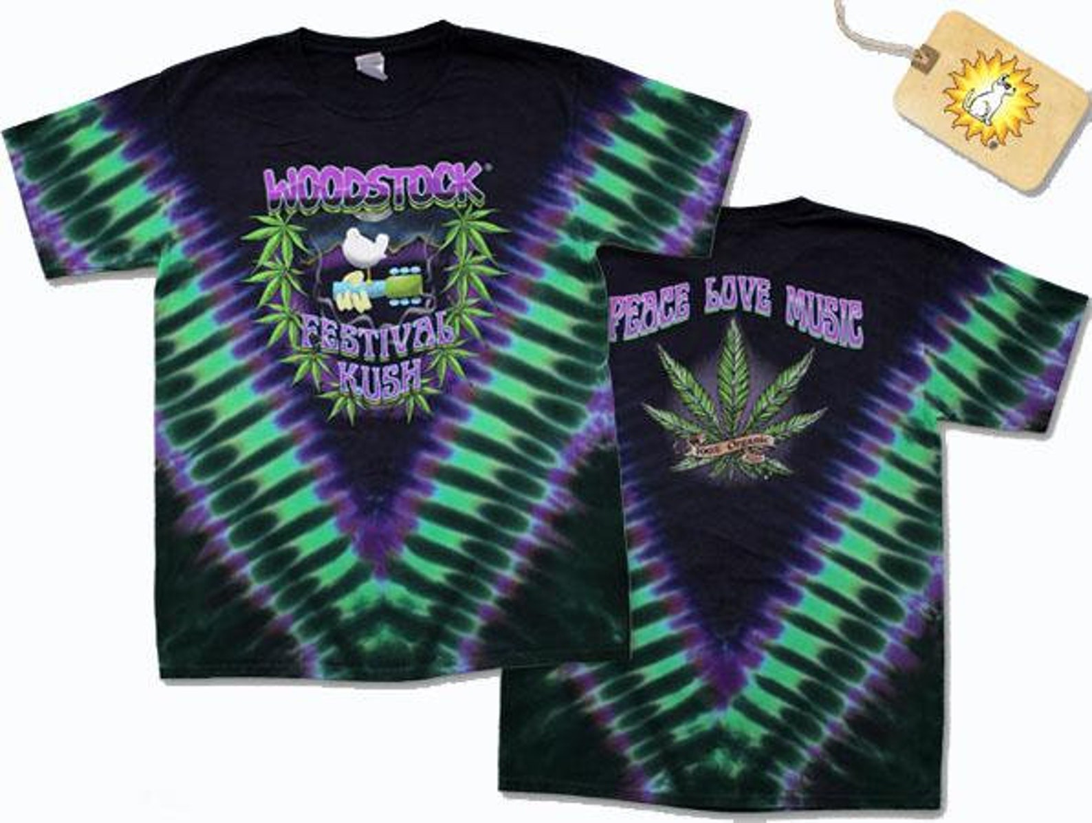 kush tie dye shirt