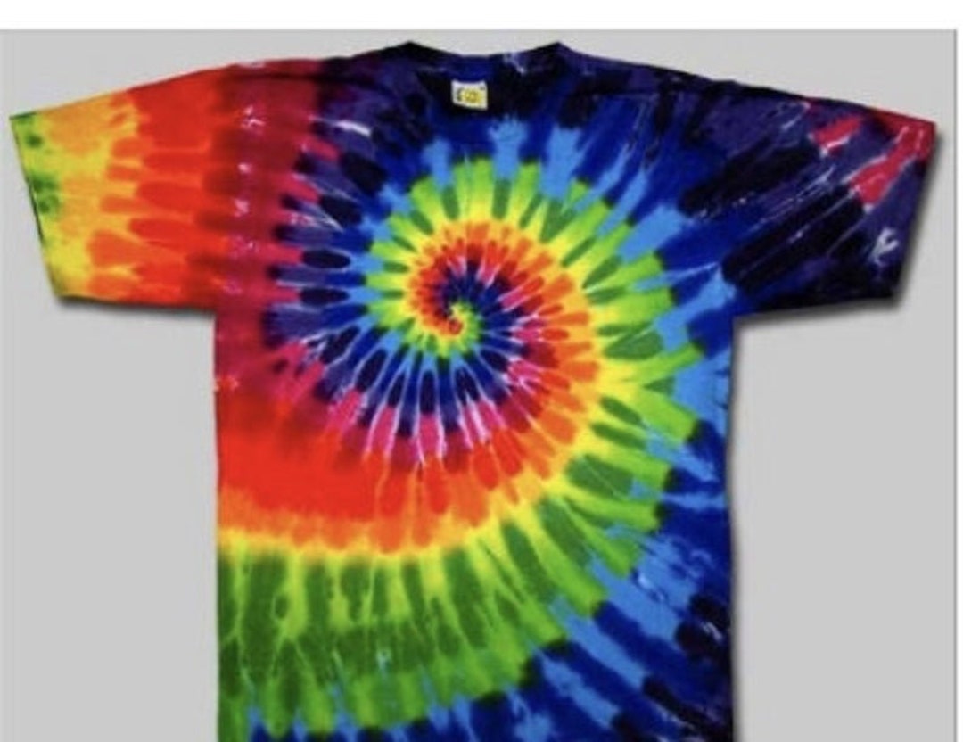 Set of 6 Rainbow Tie Dye Top (S,M,L)