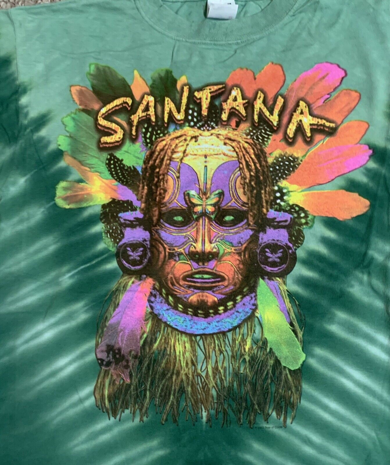 Vintage Santana 2003 River of Colors shirt Amazing Carlos | Etsy