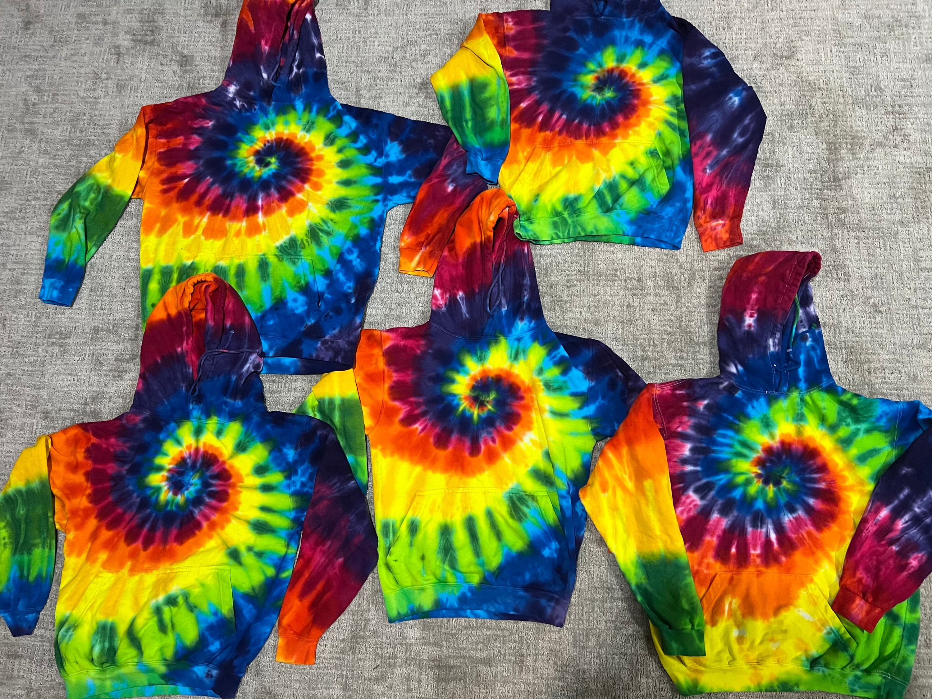 Rainbow tie dye sweatshirt sale