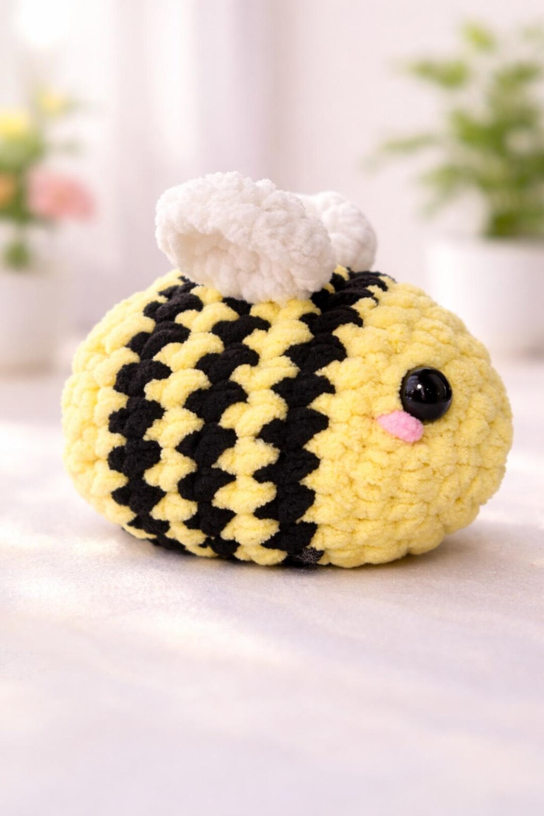 Bee Crochet Pattern PDF | Amigurumi Bee Plush Tutorial | Easy Beginner ...