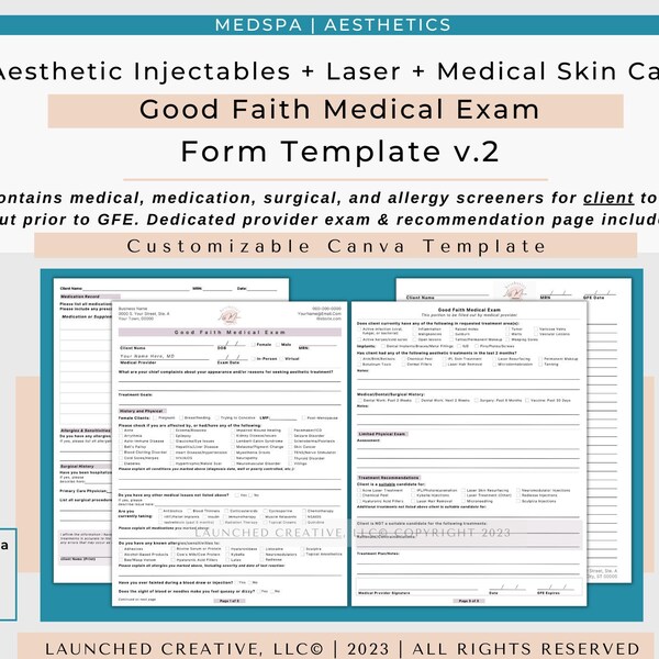 Good Faith Exam Template Good Faith Exam Template