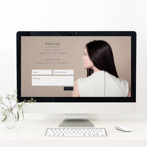 Salt Salon Beauty One Page Layout (Wordpress Divi Theme Website Template)