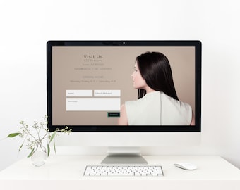 Salt Salon Beauty One Page Layout (Wordpress Divi Theme Website Template)