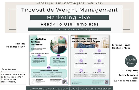 mounjaro tirzepatide beschikbaarheid nederland Tirzepatide Weight Management Injection Marketing Flyer | Mounjaro Zepbound  Flyer | Weight Loss Flyer | Tirzepatide Advertising | Canva