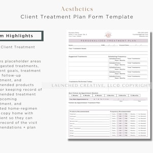 Aesthetic skin analysis and treatment form bundle for MedSpa professionals. Includes customizable consultation templates, Fitzpatrick skin type analysis, and treatment notes. Fully editable in Canva for estheticians and cosmetic nurses.