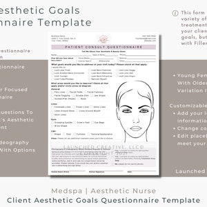 Tox Injector Form Tox Filler Consult Questionnaire | Printable Neurotox Botox® Filler ...