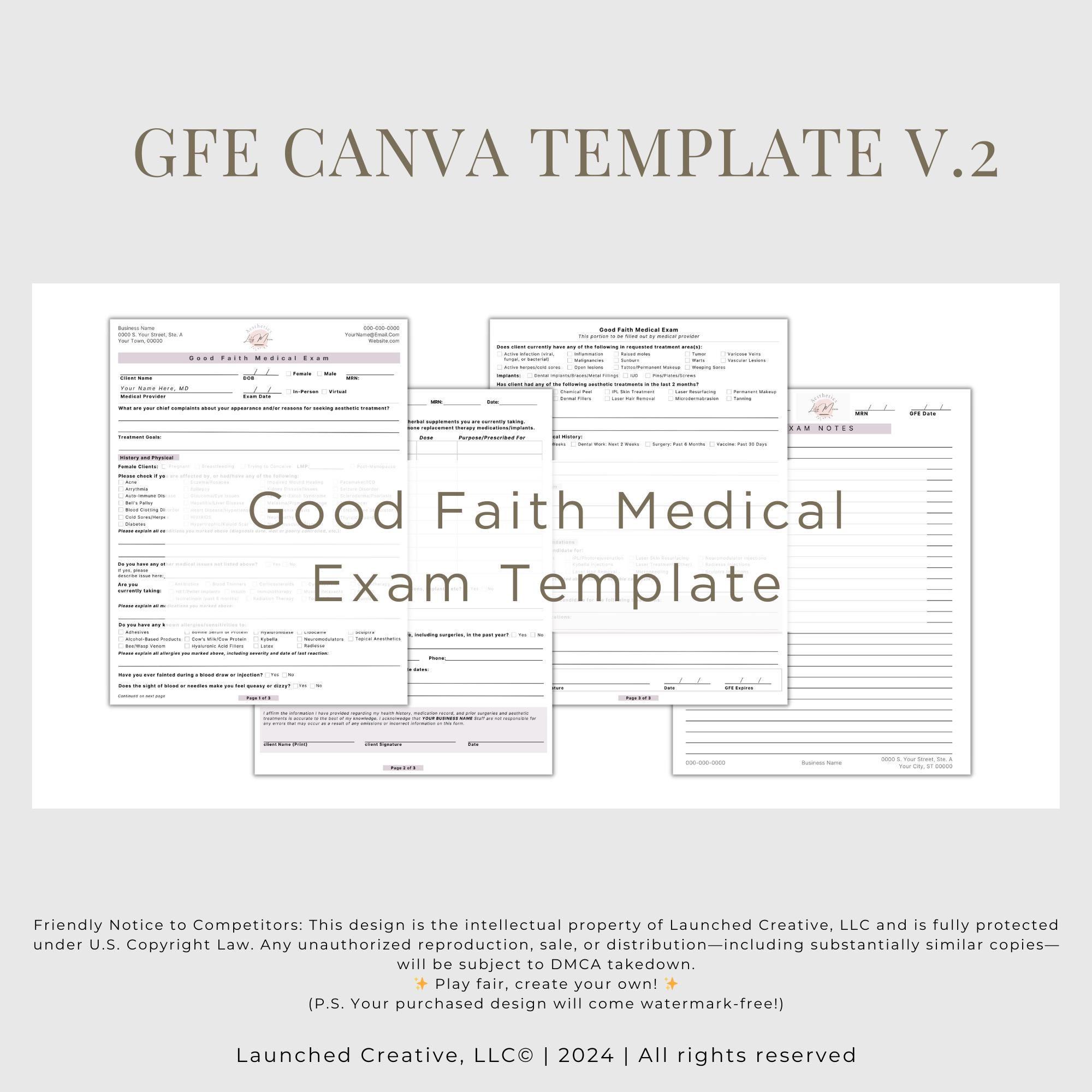 Image 8 for Good Faith Exam Template