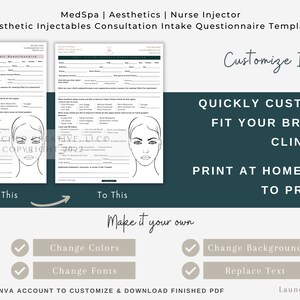 Neurotoxin Filler Consult Questionnaire | Filler Botox Injectables ...