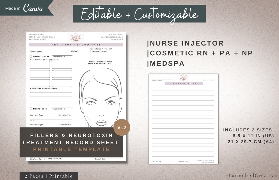 Printable Laser Hair Removal Treatment Record Form Printable Forms 