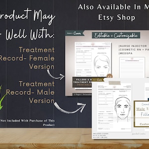 Tox Injector Form Tox Filler Consult Questionnaire BUNDLE | Neurotox Botox Filler Consult ...