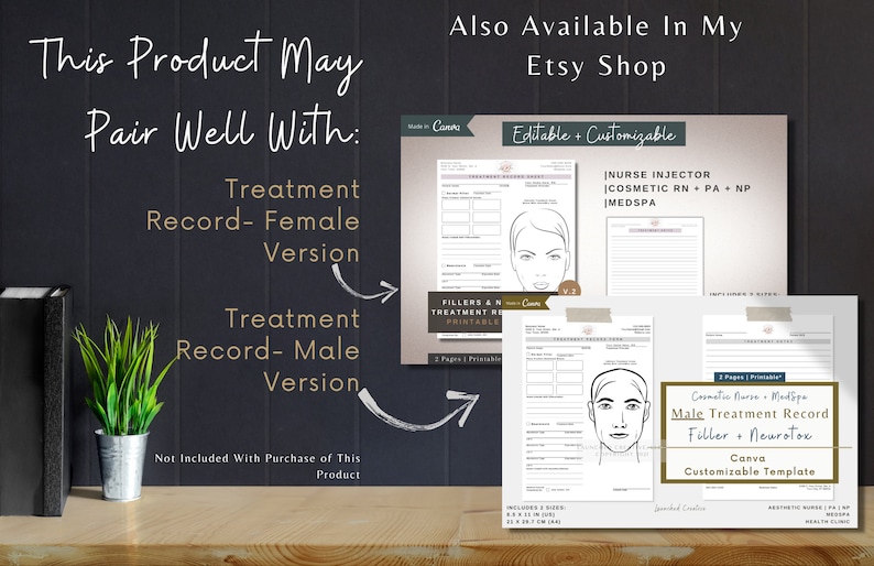 Tox Injector Form Tox Filler Consult Questionnaire BUNDLE | Neurotox Botox Filler Consult ...