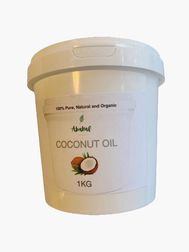 Bulk Coconut Oil 2.2 lb/1KG Pure Raw Unrefined Grade A For Etsy