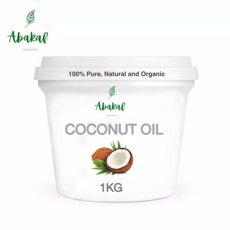 Bulk Coconut Oil 2.2 lb/1KG Pure Raw Unrefined Grade A For Etsy