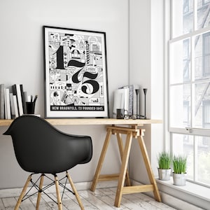 Limited Edition New Braunfels TX 175 Year Anniversary Poster - Edition 2