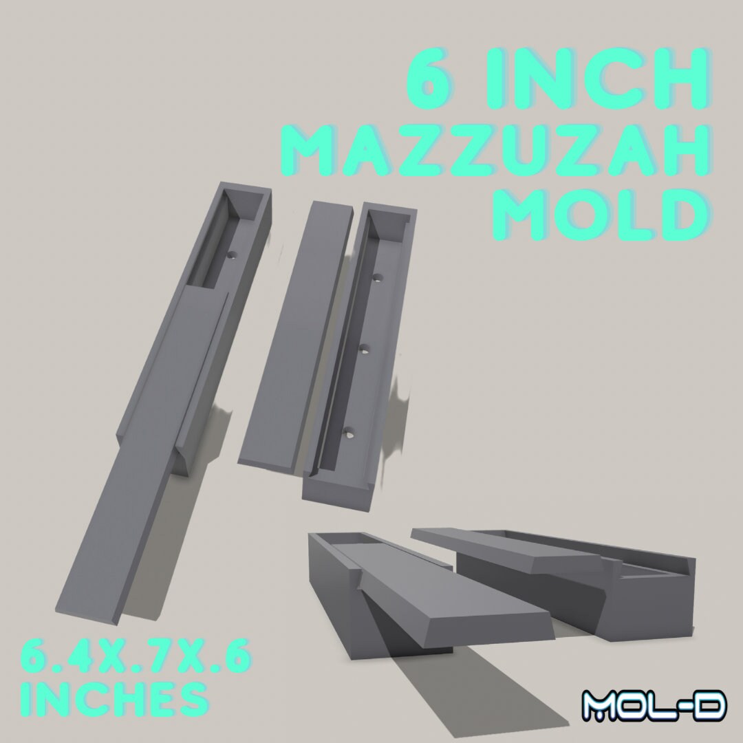 SLIDING MEZUZAH Box Silicone Mold 6 Inch Etsy