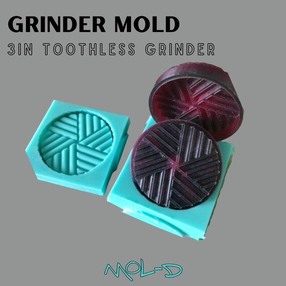 Round Grinder Mold Herb Grinder Mold Epoxy Resin Mold Etsy