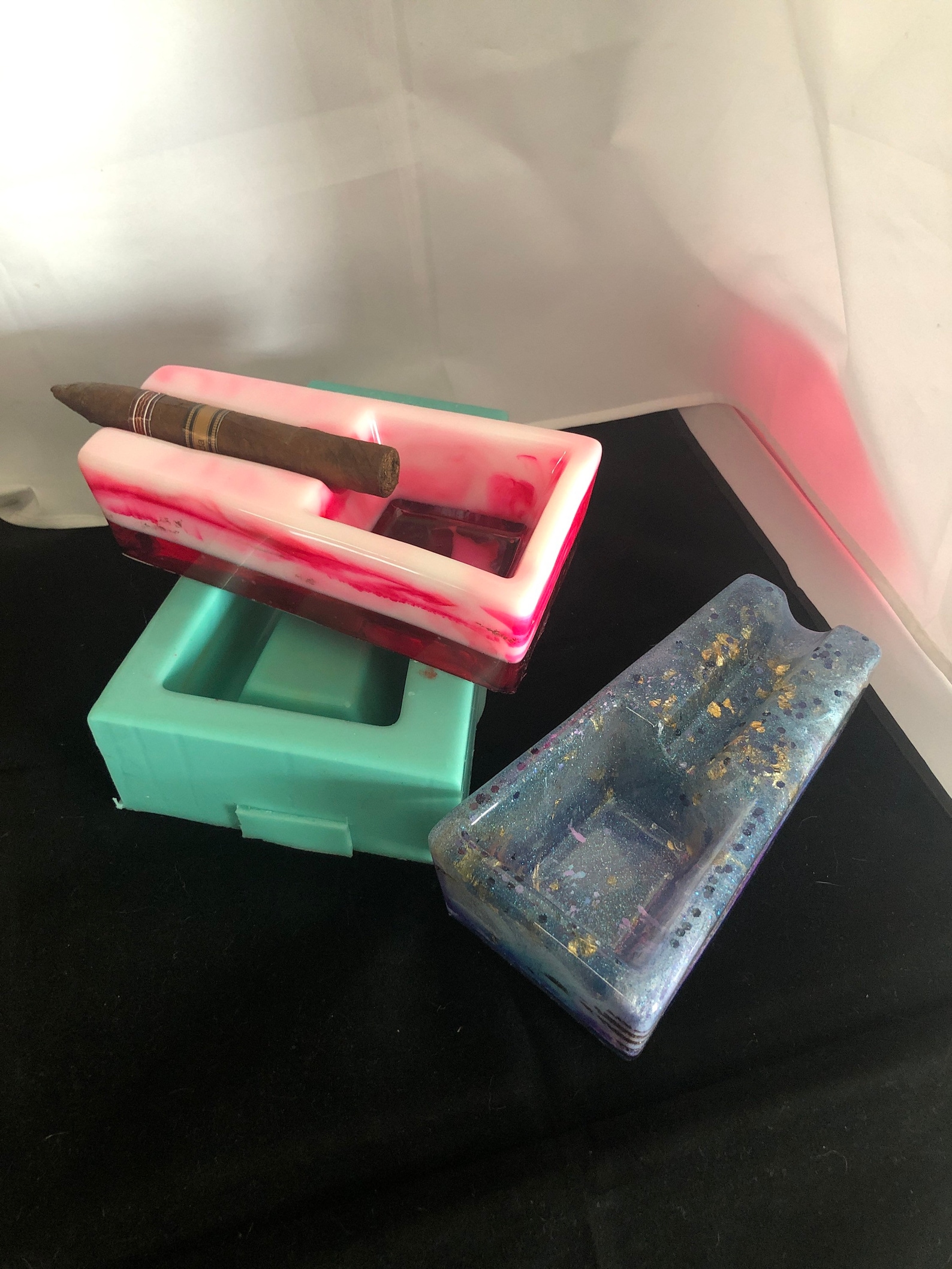 Huge Silicone Mold Cigar Ashtray Mold Large Ashtray Mold Etsy