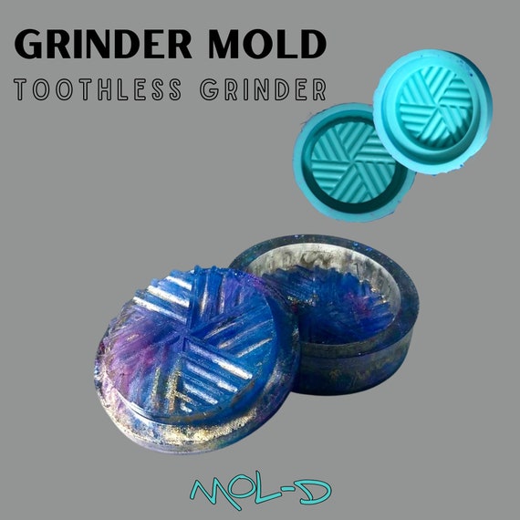 Herb Grinder Mold Toothless Grinder Mold for Resin Etsy
