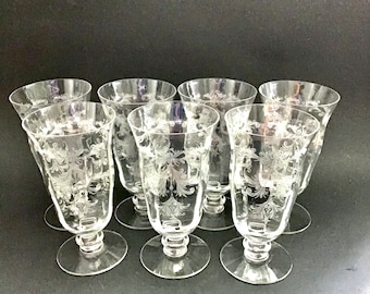 Juice Glass Byzantine Clear by TIFFIN-FRANCISCAN, set of 7