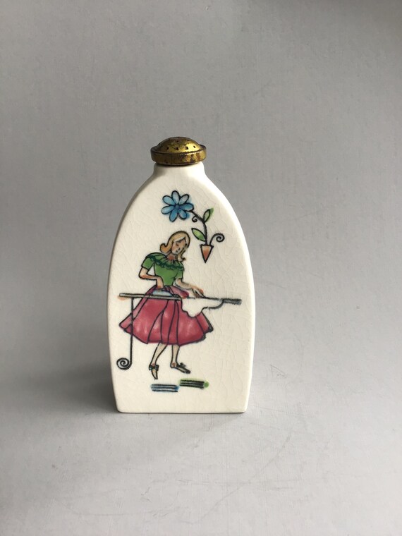 Vintage Iron Shaped Ceramic Bottle Sprinkler Etsy