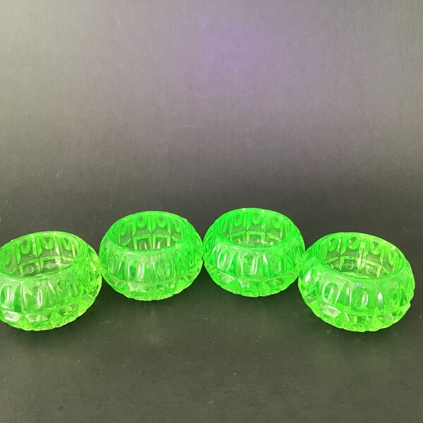 Uranium Glass Door Knobs Etsy