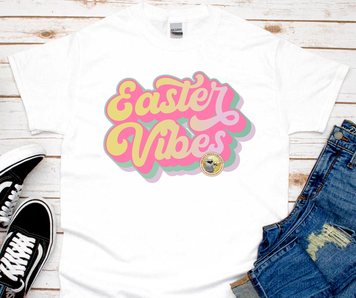 Retro easter vibes png sublimation designs download digital  etsy Retro easter vibes png sublimation designs download digital  etsy