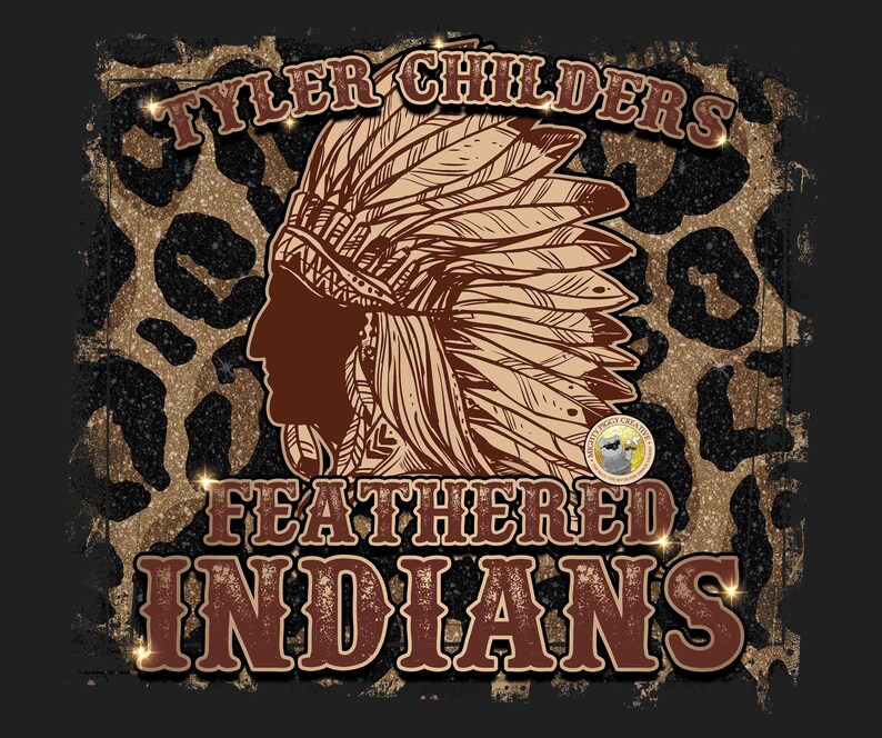 Tyler Childers Feathered Indians PNG Sublimation Digital | Etsy