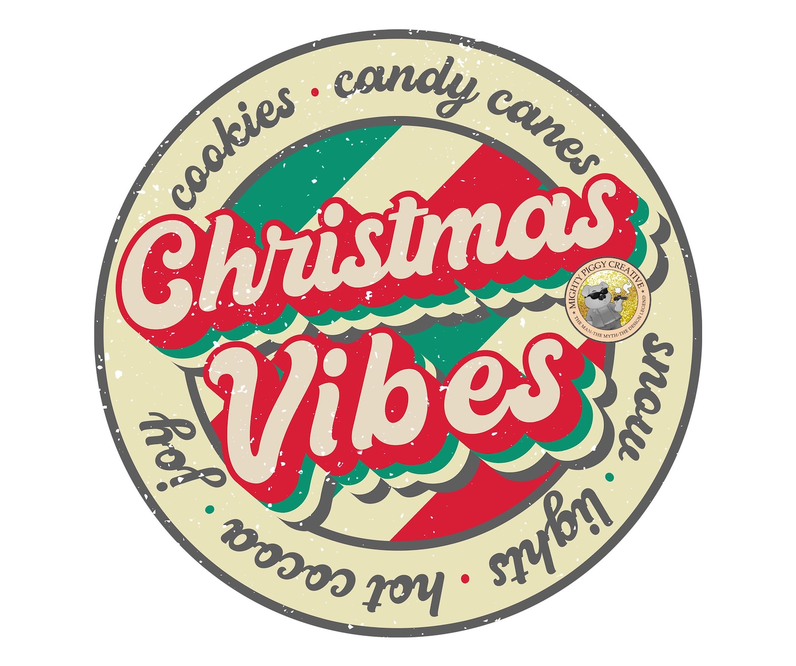 Christmas Vibes PNG Sublimation Designs Télécharger | Etsy