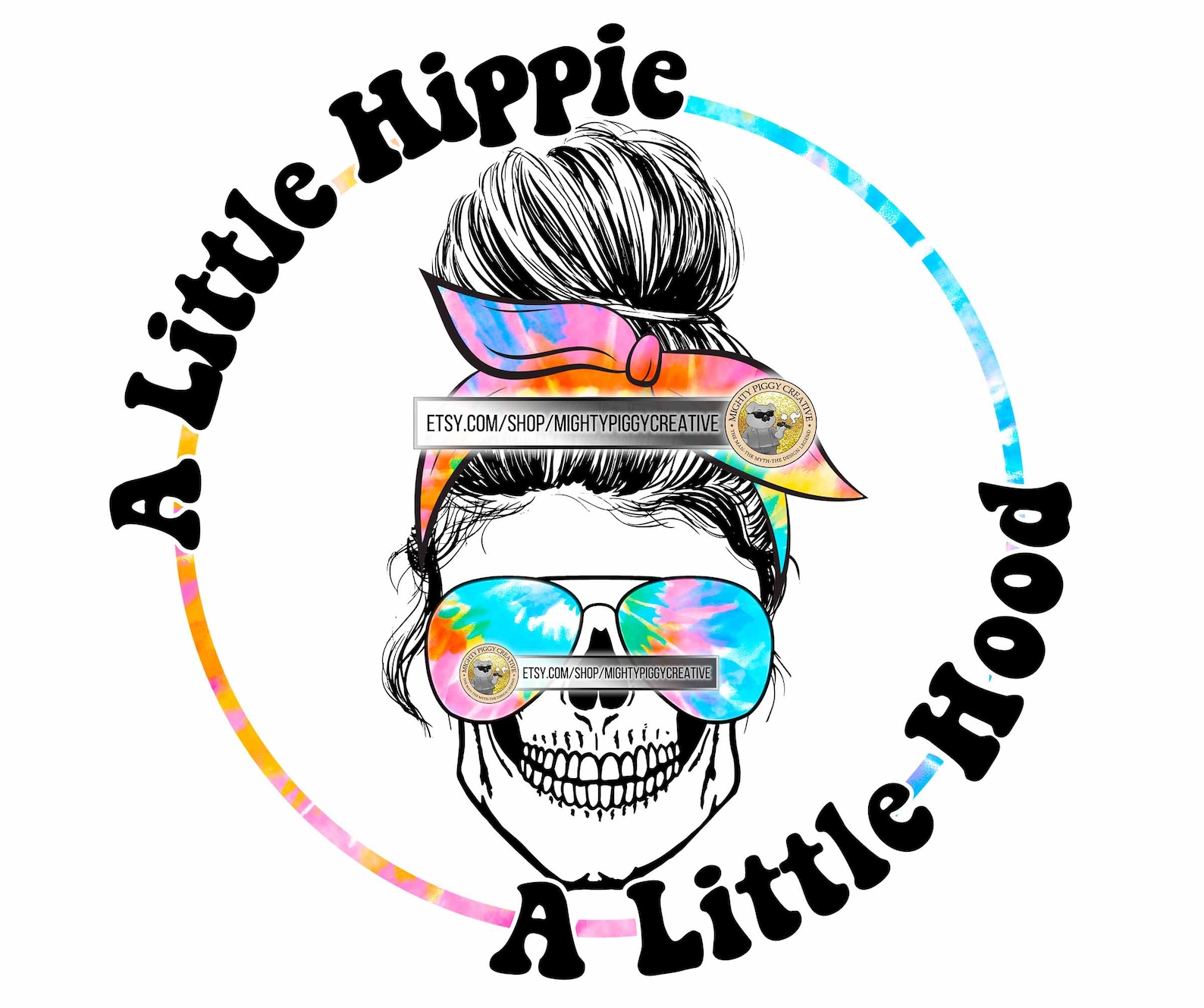 A Little Hippie A Little Hood PNG Sublimation Designs Etsy
