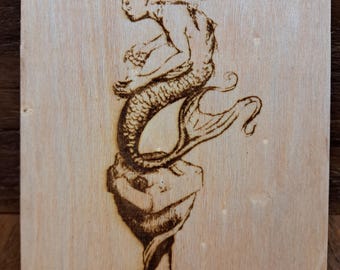 Conjunto de arte grabado en madera de Fae