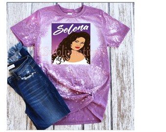 selena purple shirt