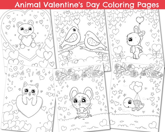 Printable Valentine's Day coloring pages kids coloring