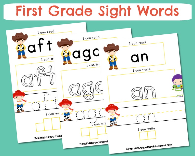 kids activity sheets letter writing printable First Grade Sight Word Activities alphabet tracing worksheet Handwriting practice for kids